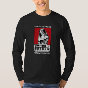 Synthed Vintage Synthesizer Analogue Synth Retro N T-Shirt