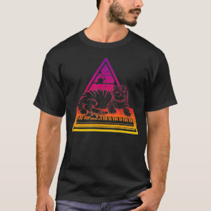 Synthesizer Cat Techno Synth Analogue  T-Shirt