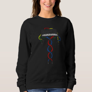Synthesizer Dna Analogue Producer Studio Gear Daw Sweatshirt