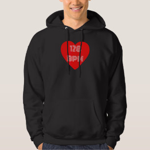 Synthesizer  I Love 128 Bpm For Dance Fans Hoodie