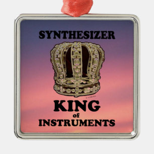 Synthesizer King of Instruments Metal Tree Decoration