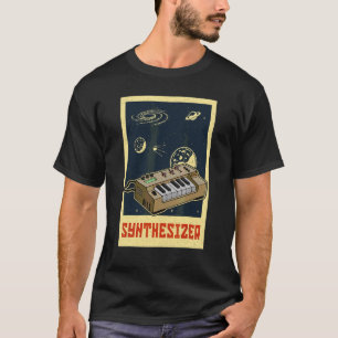 Synthesizer Synth Keyboard Electronic Musicians Mo T-Shirt