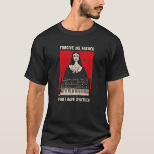 Synthesizer Vintage Analogue Synth Retro ADSR Gear T-Shirt