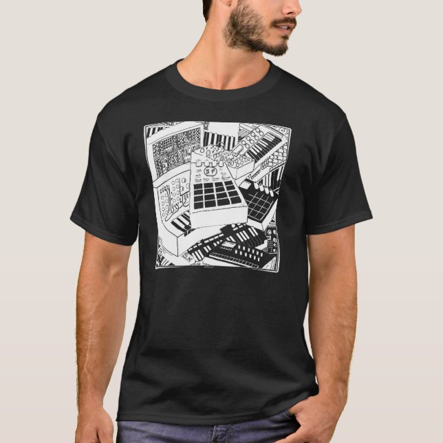 Synthesizers For Electronic Musician Pullover (Front)