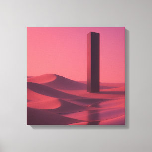 Synthetic Dunes Canvas Print