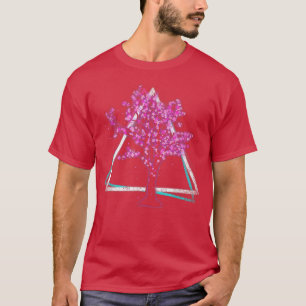 Synthwave Japanese Sakura Flower Vaporwave Cherry T-Shirt