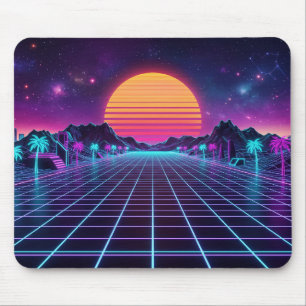 Synthwave Mouse Pad