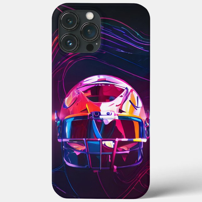 Synthwave NFL  Case-Mate iPhone Case (Back)