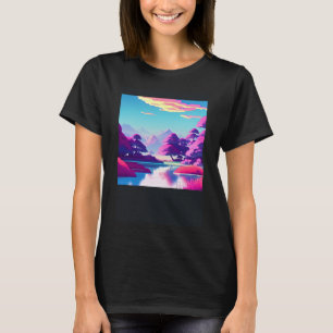 Synthwave outrun retrowave futuresynth sci fi 10 T-Shirt