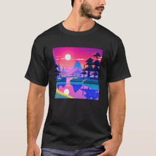 Synthwave outrun retrowave futuresynth sci fi 11 T-Shirt