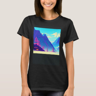 Synthwave outrun retrowave futuresynth sci fi 12 T-Shirt