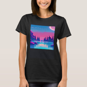 Synthwave outrun retrowave futuresynth sci fi 22 T-Shirt