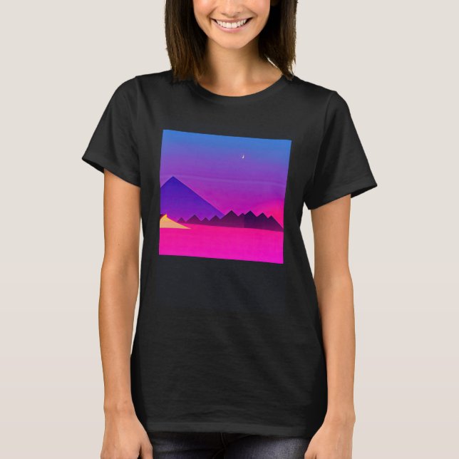 Synthwave outrun retrowave futuresynth sci fi  52 T-Shirt (Front)