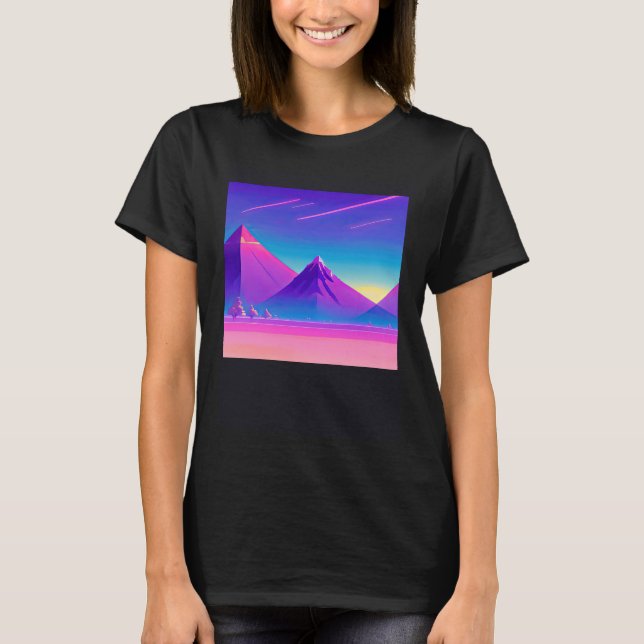 Synthwave outrun retrowave futuresynth sci fi  78 T-Shirt (Front)