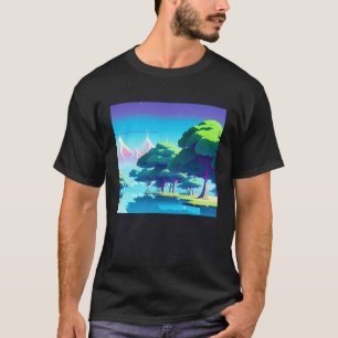 Synthwave outrun retrowave futuresynth sci fi  80 T-Shirt