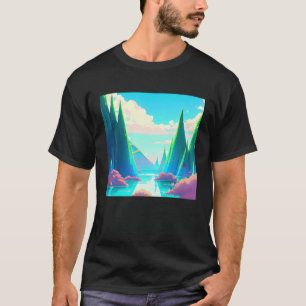 Synthwave outrun retrowave futuresynth sci fi T-Shirt