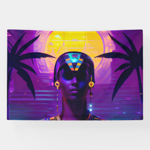 Synthwave Pharaoh Banner