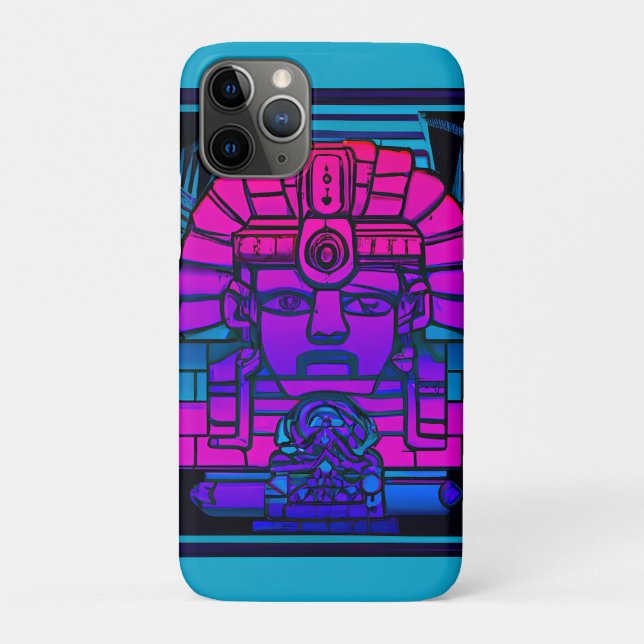 Synthwave Pharaoh Case-Mate iPhone Case (Back)