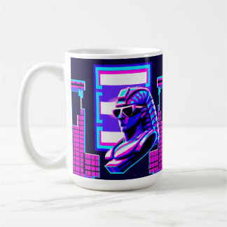 Synthwave Pharaoh Coffee Mug