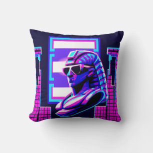 Synthwave Pharaoh Cushion