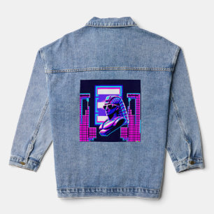 Synthwave Pharaoh Denim Jacket