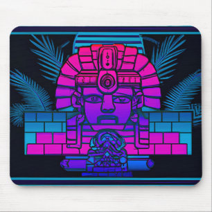 Synthwave Pharaoh Mouse Mat