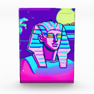 Synthwave Pharaoh Photo Block