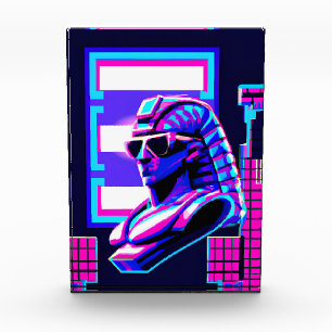 Synthwave Pharaoh Photo Block