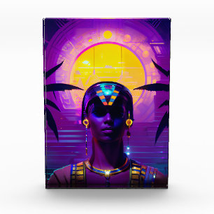 Synthwave Pharaoh Photo Block