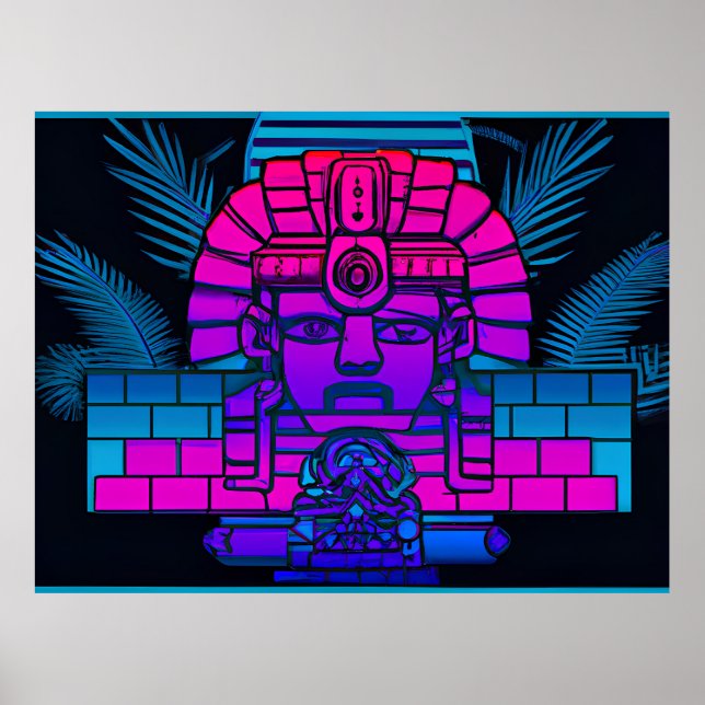 Synthwave Pharaoh Poster (Front)