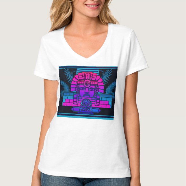 Synthwave Pharaoh T-Shirt (Front)