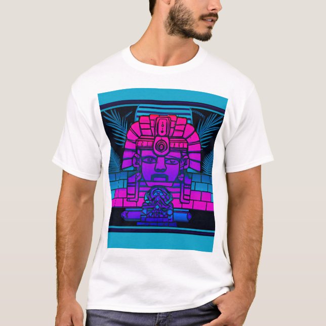 Synthwave Pharaoh T-Shirt (Front)