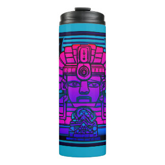 Synthwave Pharaoh Thermal Tumbler