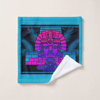 Synthwave Pharaoh Wash Cloth