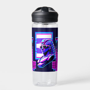 Synthwave Pharaoh Water Bottle