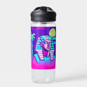 Synthwave Pharaoh Water Bottle