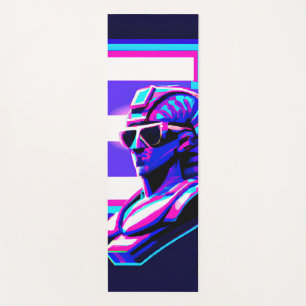 Synthwave Pharaoh Yoga Mat