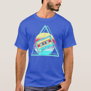 Synthwave Retro 80s Music Lover Vaporwave Cassette T-Shirt