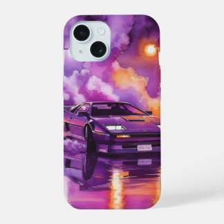Synthwave Retro Future Hyper Car Phone Case