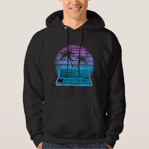 Synthwave Vintage Retrowave Pastel Goth Analog Syn Hoodie