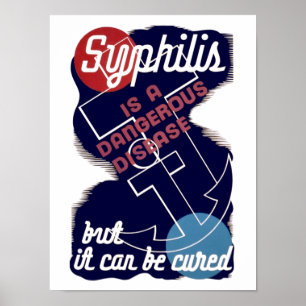 Syphilis is a Dangerous Disease Poster