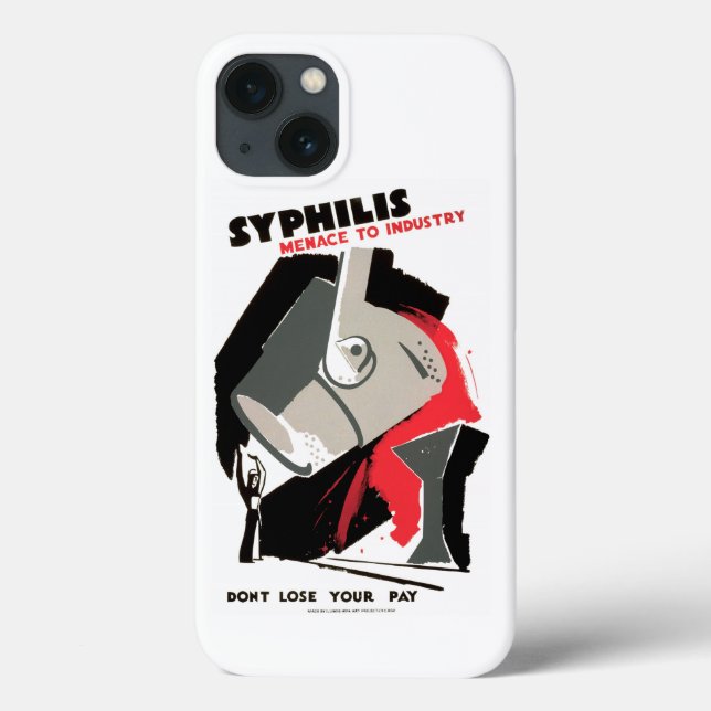 Syphilis ~ Menace to Industry Case-Mate iPhone Case (Back)