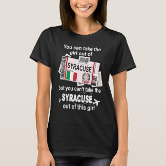 Syracuse Boarding Pass Syracuse Girl Syracuse T-Shirt