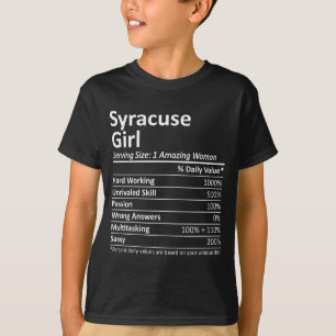 Syracuse Girl Ny New York State Funny City Home Ro T-Shirt