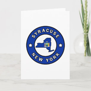 Syracuse New York Card