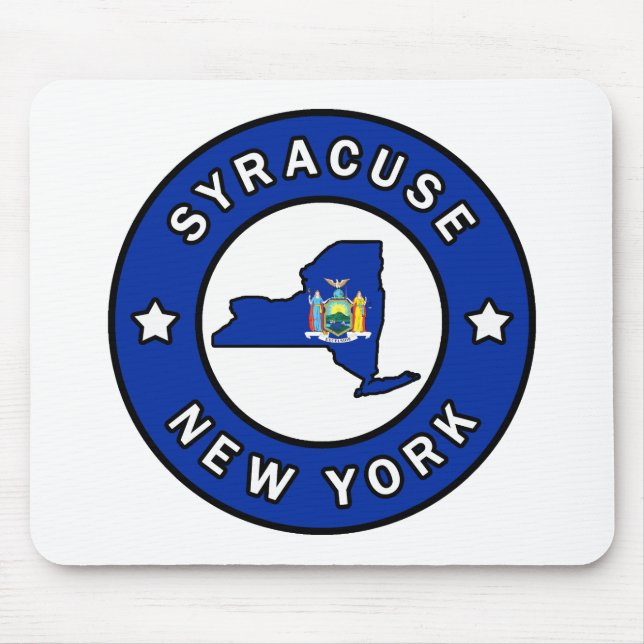 Syracuse New York Mouse Mat (Front)