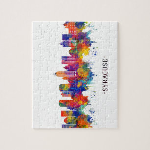 Syracuse New York Skyline Jigsaw Puzzle