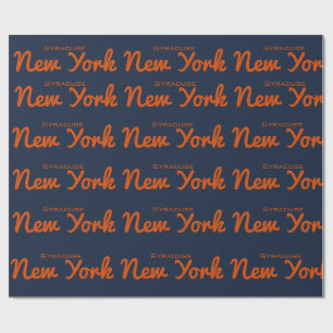 Syracuse, New York Wrapping Paper
