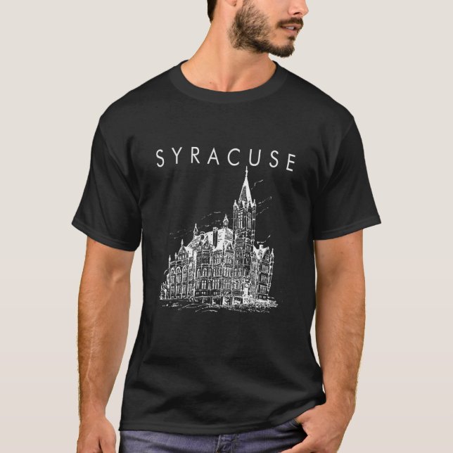 Syracuse Travelling New York Travel Girls Trip Syr T-Shirt (Front)
