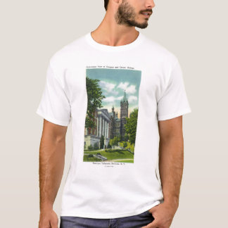 Syracuse U Campus View Showing Crouse College T-Shirt